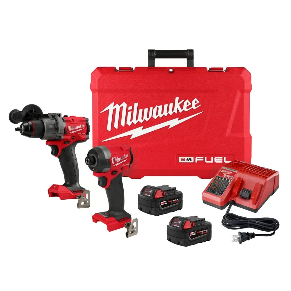Milwaukee M18 FUEL 18V Cordless 2-Tool Combo Kit w/ 5.0AH Batteries, Black Friday Pre-Sale Only $39.99 and 2 Additional 5.0AH Batteries For The First 100 Customers