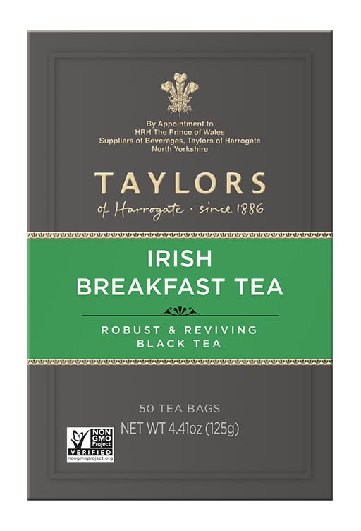 Taylors of Harrogate Organic Peppermint Herbal Tea, 50 Count