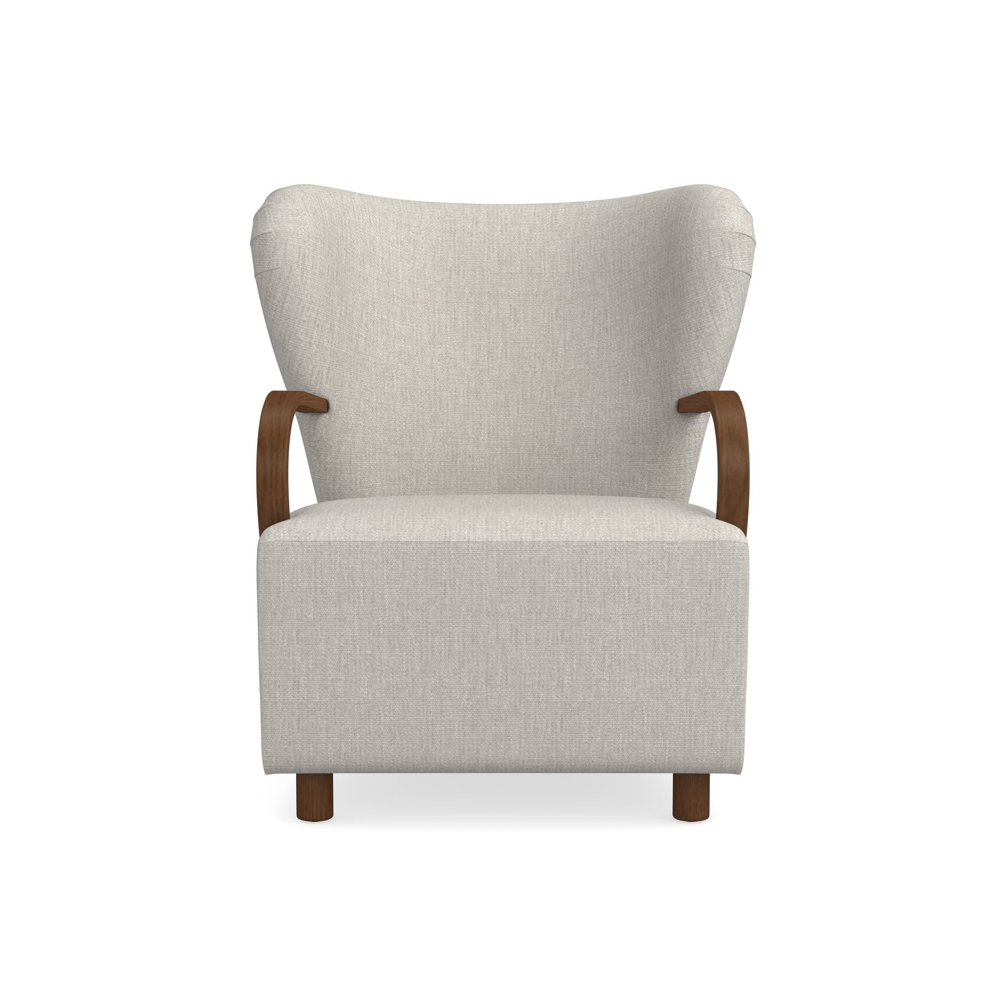 Corban Bentwood Upholstered Occasional Chair