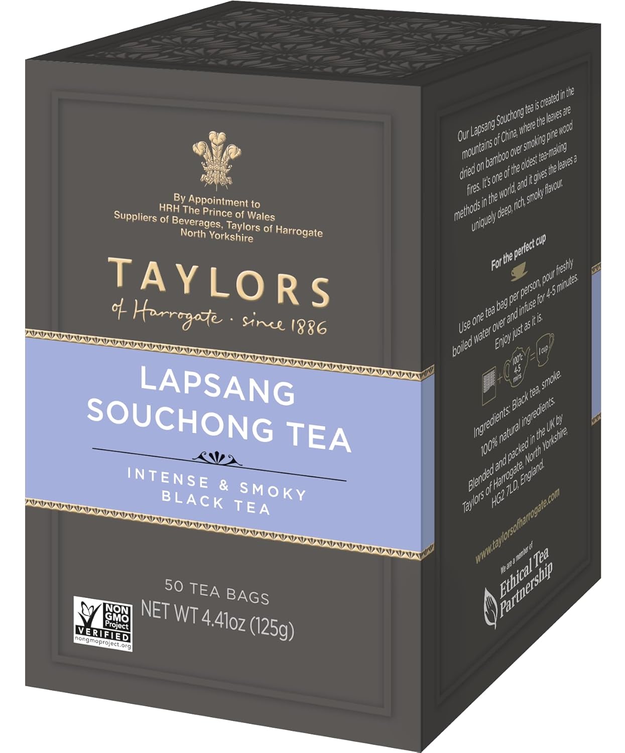 Taylors of Harrogate Organic Peppermint Herbal Tea, 50 Count