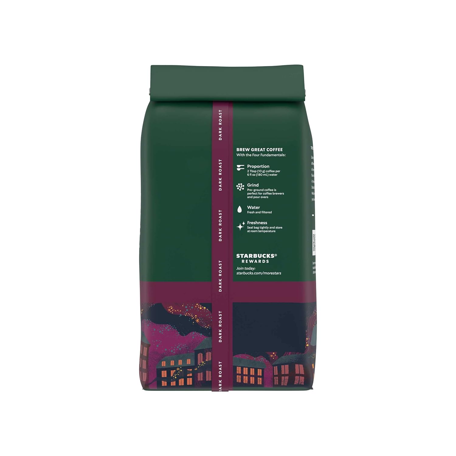 Starbucks Ground Coffee, Dark Roast Coffee, Caffè Verona, 100% Arabica, 1 bag (28 oz)