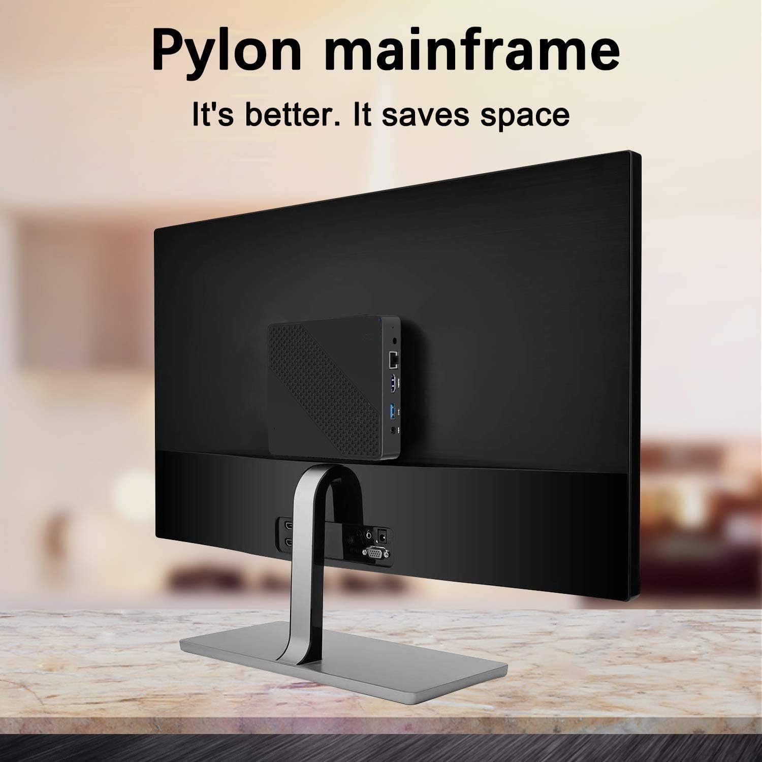 COOFUN Z83-W Mini PC, Atom x5-Z8350 Processor 2GB/32GB 1000Mbps LAN 2.4/5.8G Dual Band WiFi BT 4.0 with HDMI and VGA Ports, Windows 10,Fanless Computer