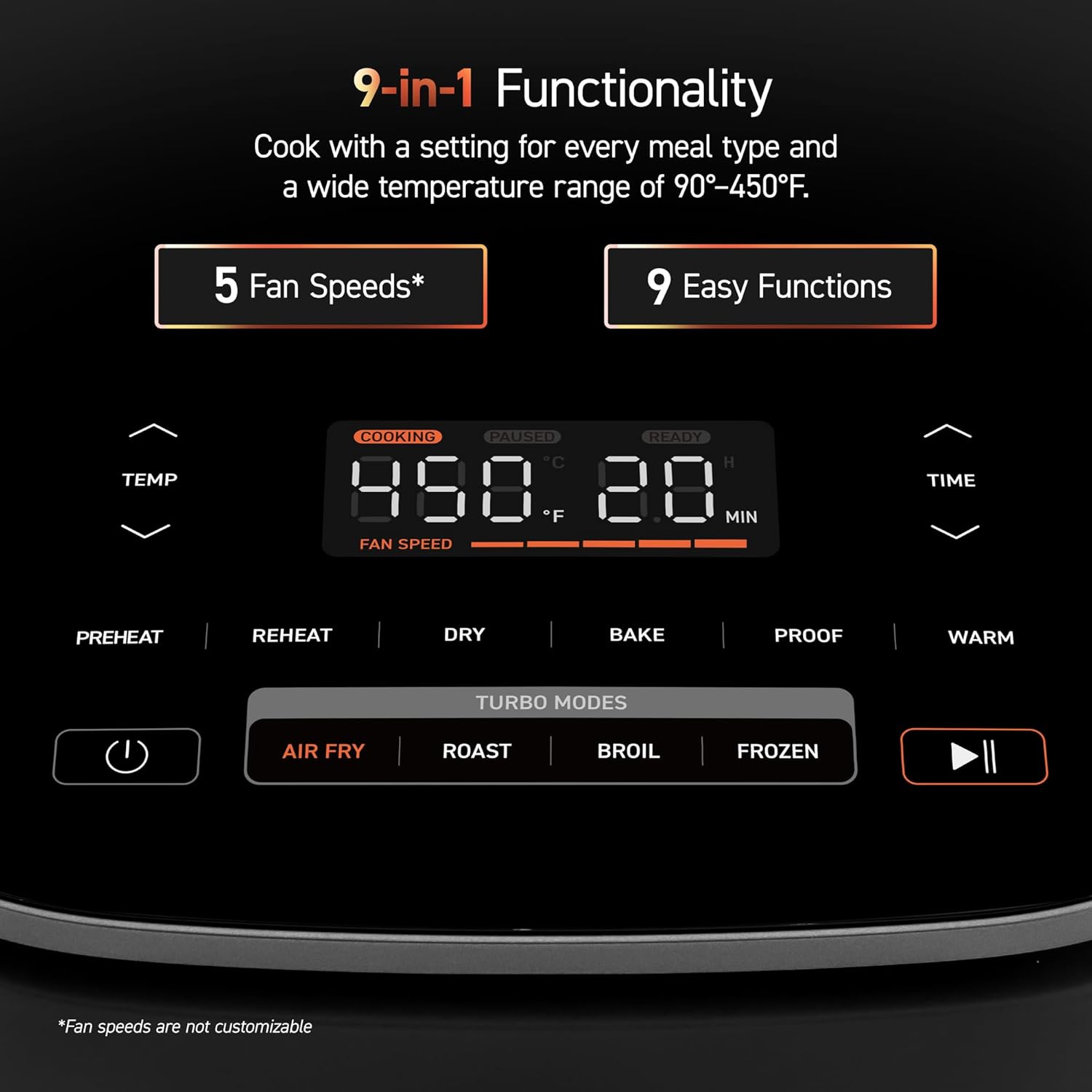 COSORI Electric Pressure Cooker 6 qt, 9-in-1 Instant Multi Cooker with Safer Venting Design, Rice Cooker, Slow Cooker, Sous Vide, Saute Pot, 1100W, Stainless Steel