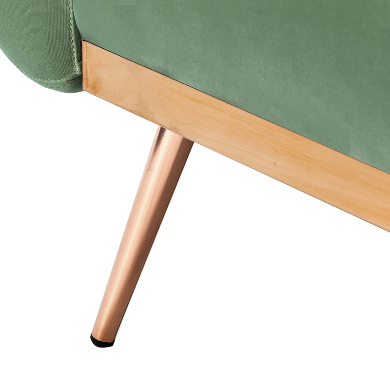 Agnes Retro Style Velvet Sleeper Sofa