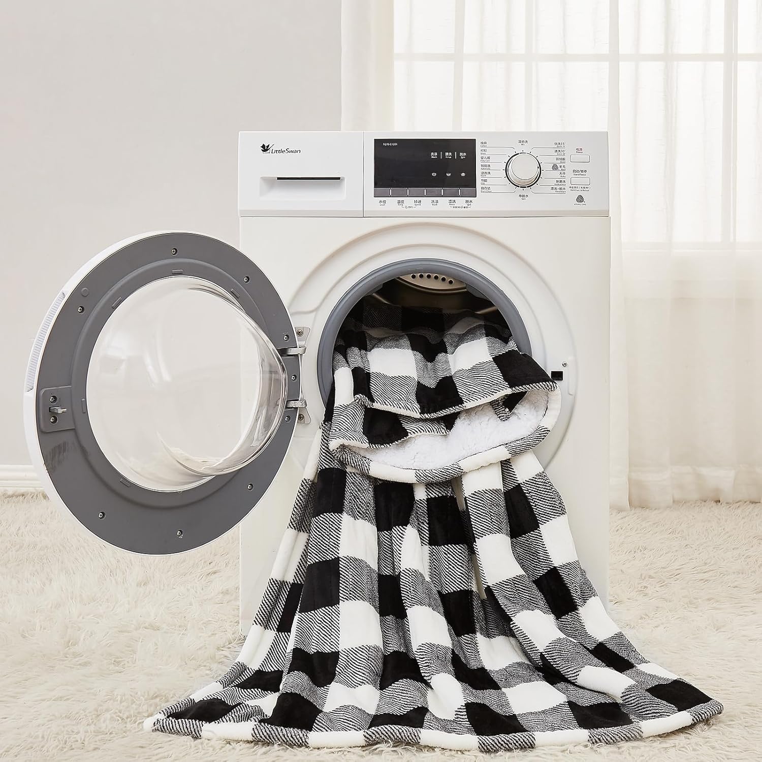 Homemate Electric Blanket Heated Throw - 50“x60“ Ultra Soft Cozy Flannel Heating Blanket with 10 Fast Heat Levels 8 Hours Auto Off Over-Heated Protection ETL Certification Keep Warm in Home Office