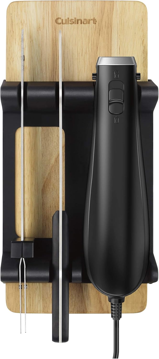 Cuisinart Electric Knife with Cutting Board, Stainless Steel/Black, CEK-41