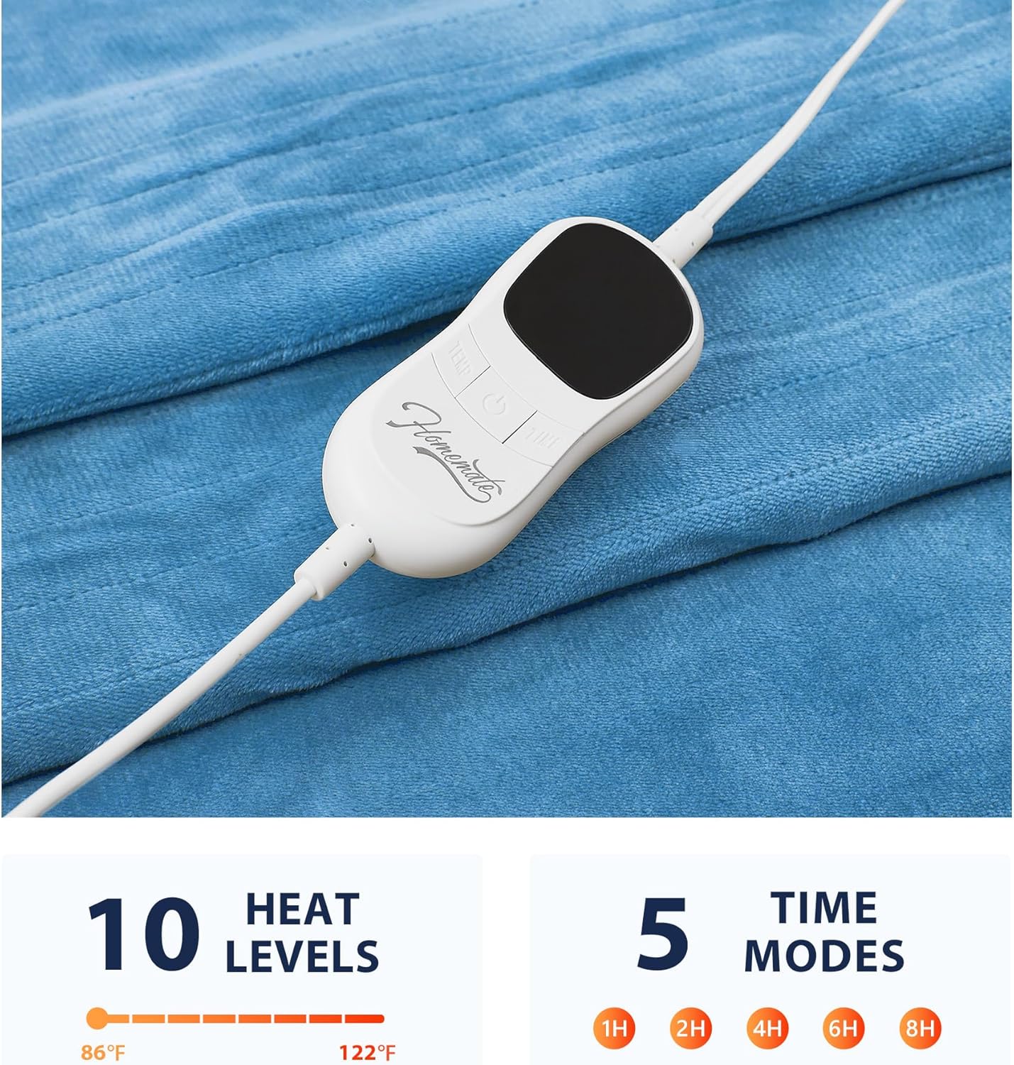 Homemate Heated Blanket Electric Throw - 50