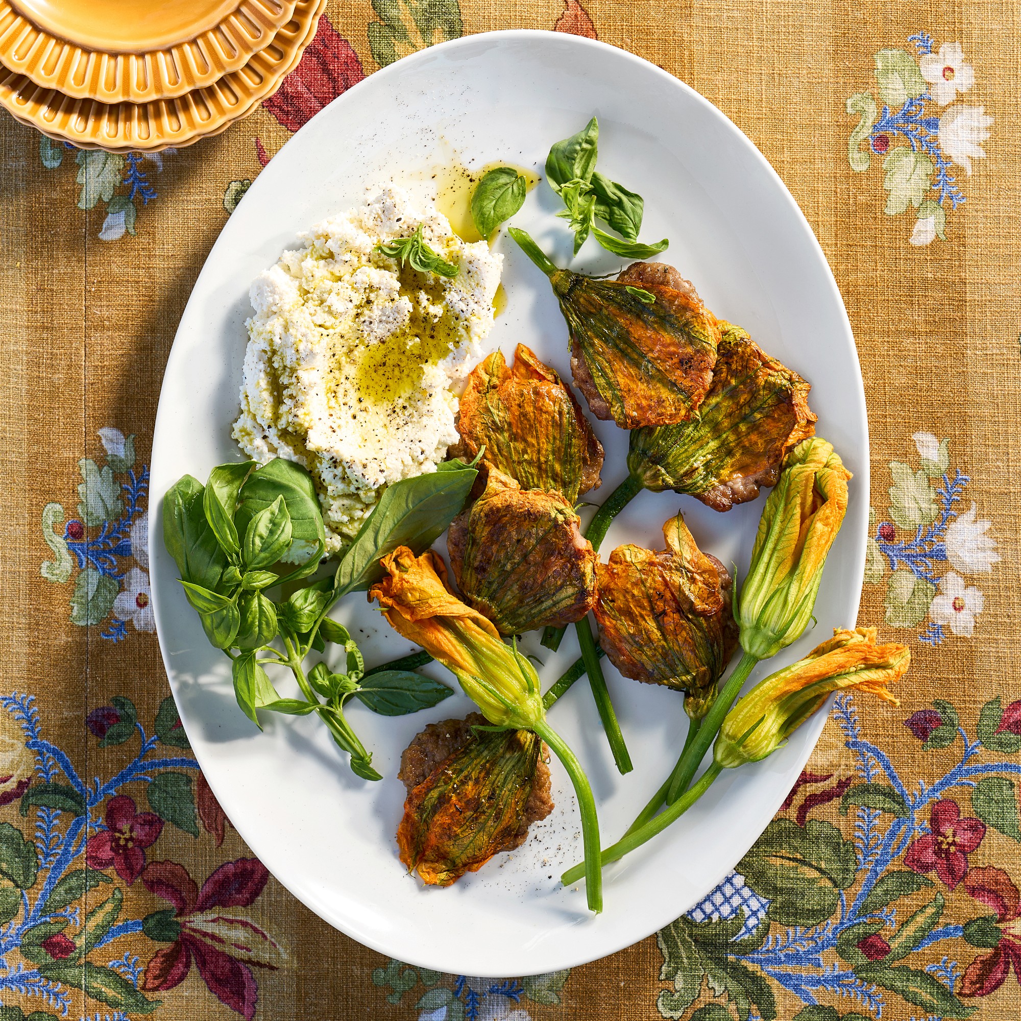 Cyprus Reactive Glaze Small Oval Platter