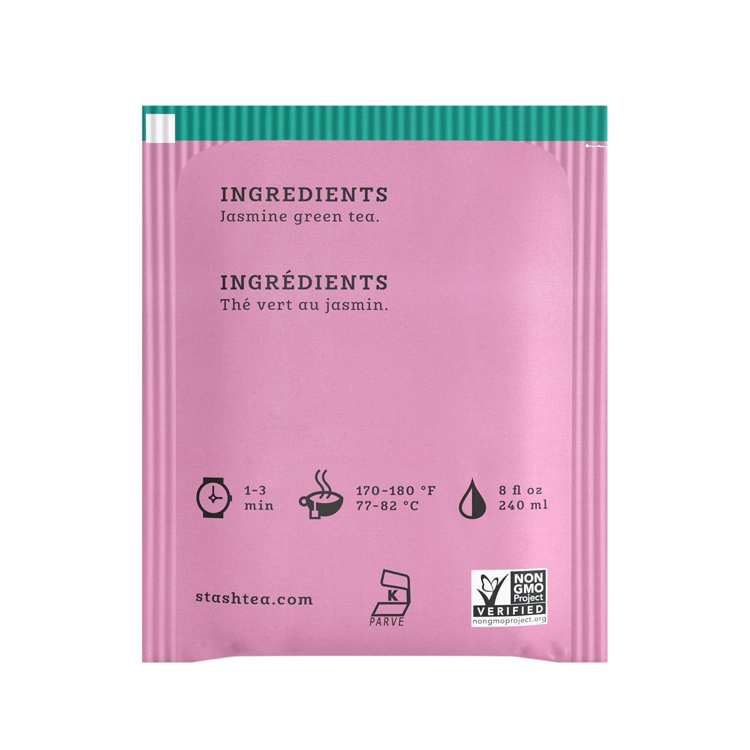 Stash Tea Double Bergamot Earl Grey Black Tea, Box of 100 Tea Bags