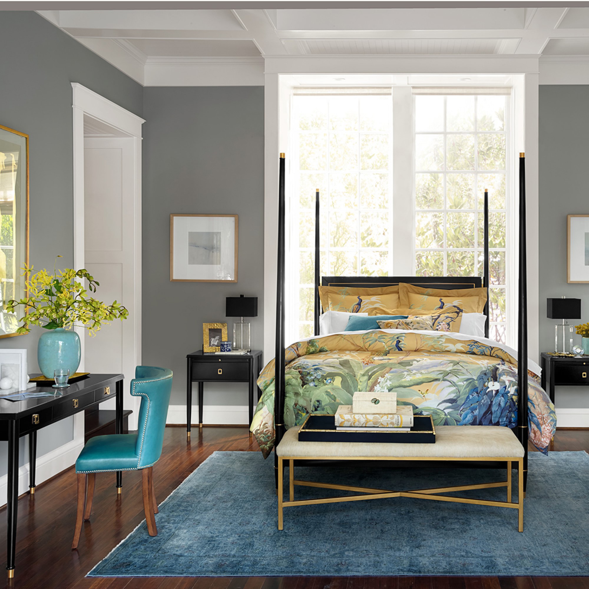 Lacourte Four Poster Bed