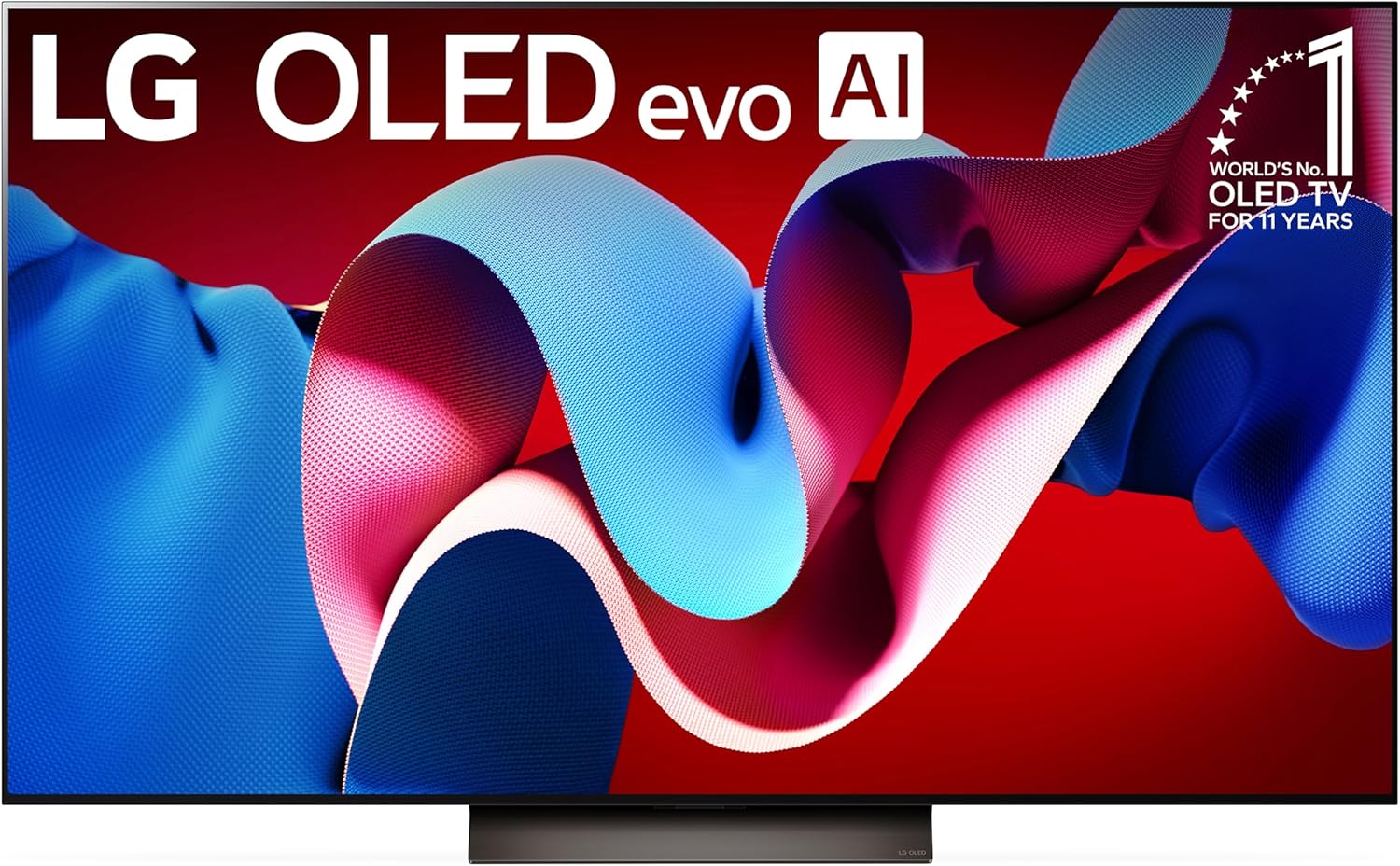 LG 83-Inch Class OLED evo C4 Series Smart TV 4K Processor Flat Screen with Magic Remote AI-Powered with Alexa Built-in (OLED83C4PUA, 2024)
