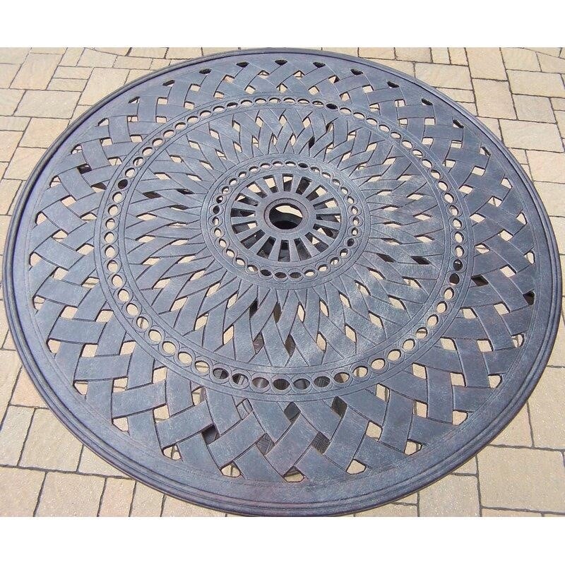 Vandyne Round 4 - Person 36.25'' Long Bar Height Dining Set with Cushions