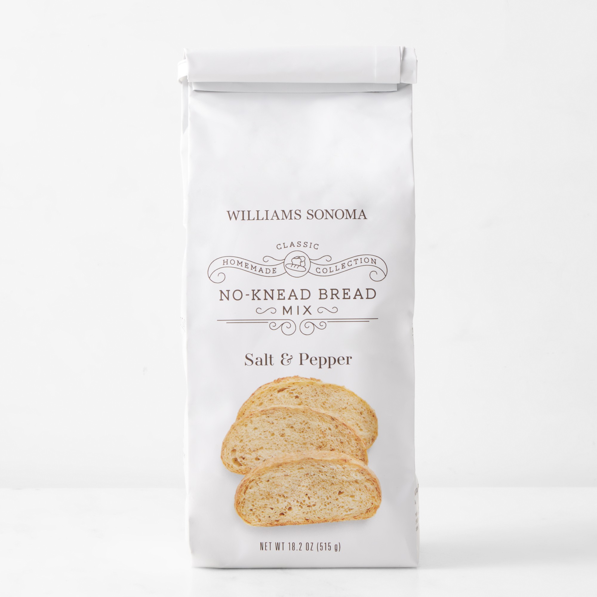 Williams Sonoma No Knead Bread Mix, Salt & Pepper