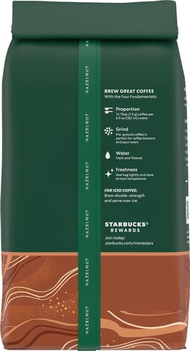 Starbucks Ground Coffee, Medium Roast Coffee, Pike Place Roast, 100% Arabica, 1 Bag (28 Oz)