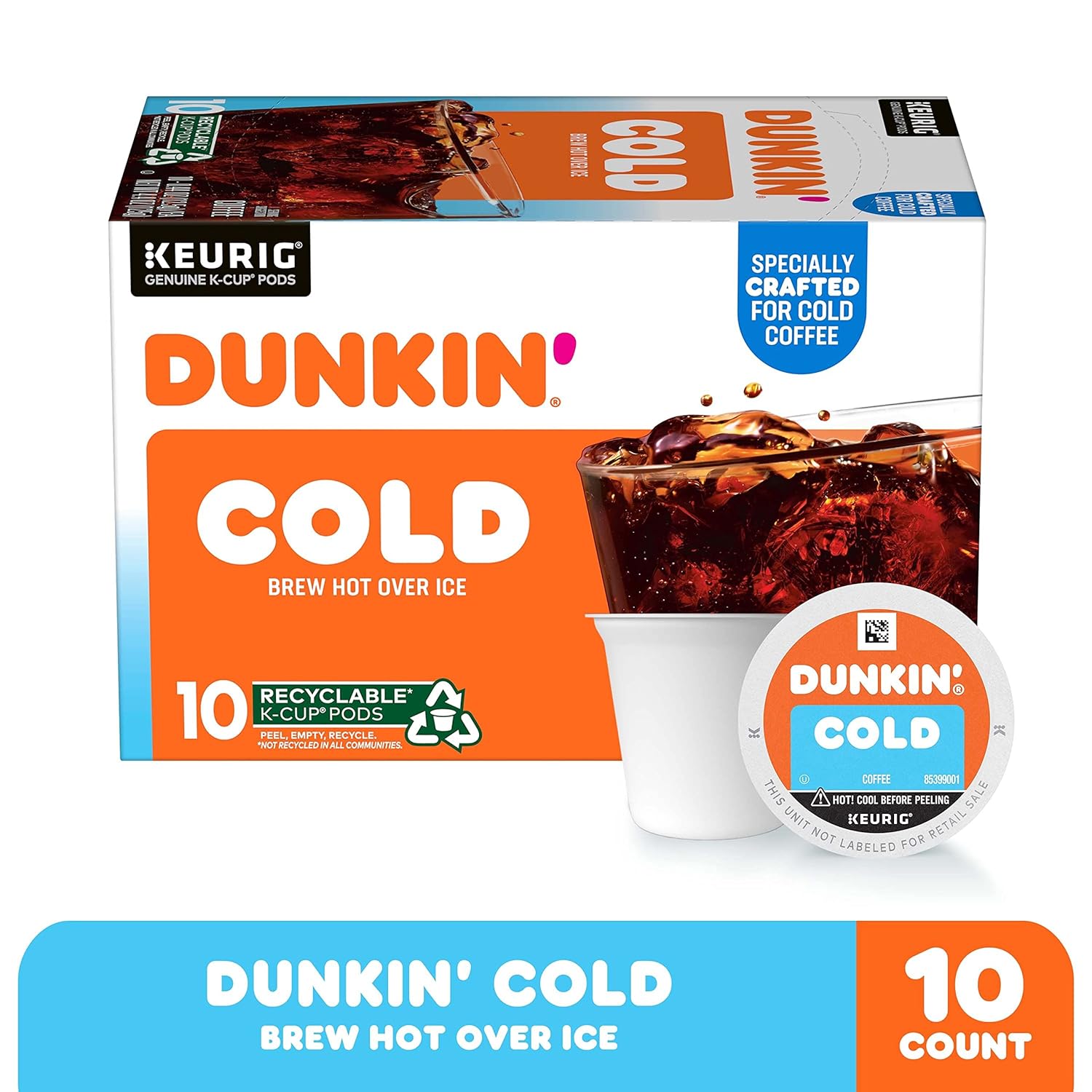 Dunkin' Original Blend Medium Roast Coffee, 60 Keurig K-Cup Pods