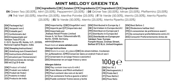 VAHDAM, Organic Turmeric Ginger Herbal Tea Bags (100 Pyramid Tea Bags) Caffeine Free, Non GMO, Gluten Free | 100% Pure Herbal Blend - Savory & Spicy | Plant-Based Tea Bags | Resealable Ziplock Pouch