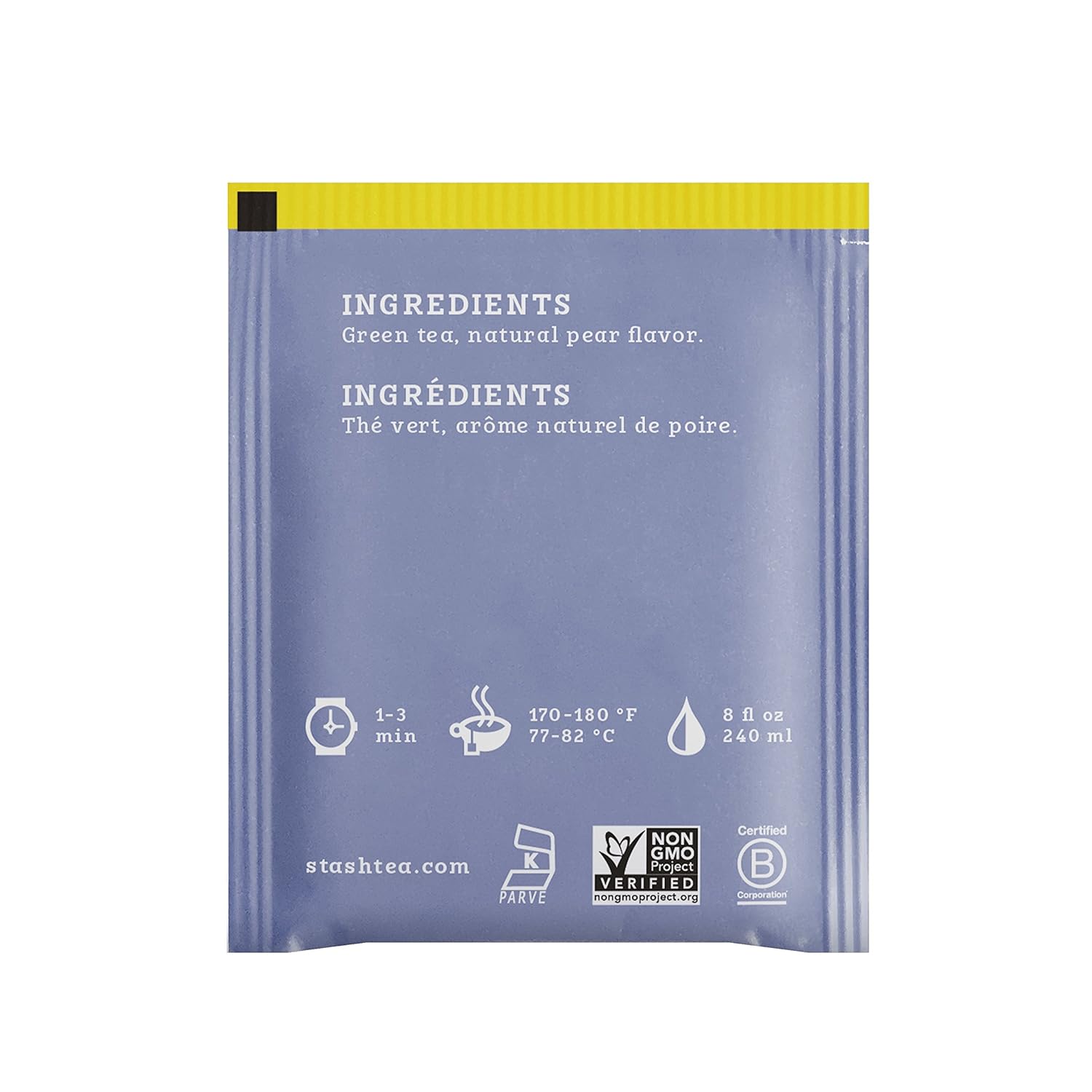 Stash Tea Double Bergamot Earl Grey Black Tea, Box of 100 Tea Bags