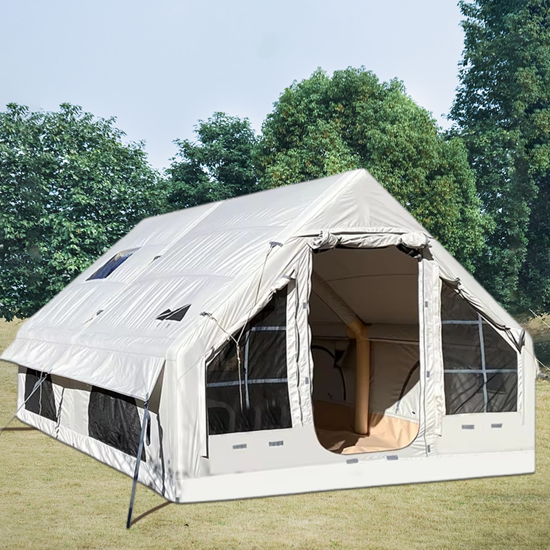 Inflatable Tents with Pump,4 Season Large Pop-Up Tents,Easy Setup