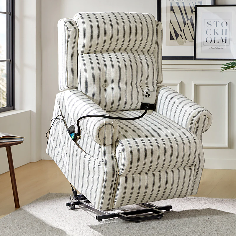 Hector Lift Assist Power Recliner With Massage Heat And Manual Headrest