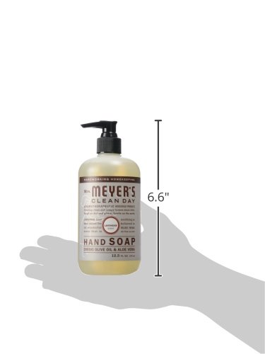 MRS. MEYER'S CLEAN DAY Hand Soap, Made with Essential Oils, Biodegradable Formula, Honeysuckle, 12.5 fl. oz - Pack of 3