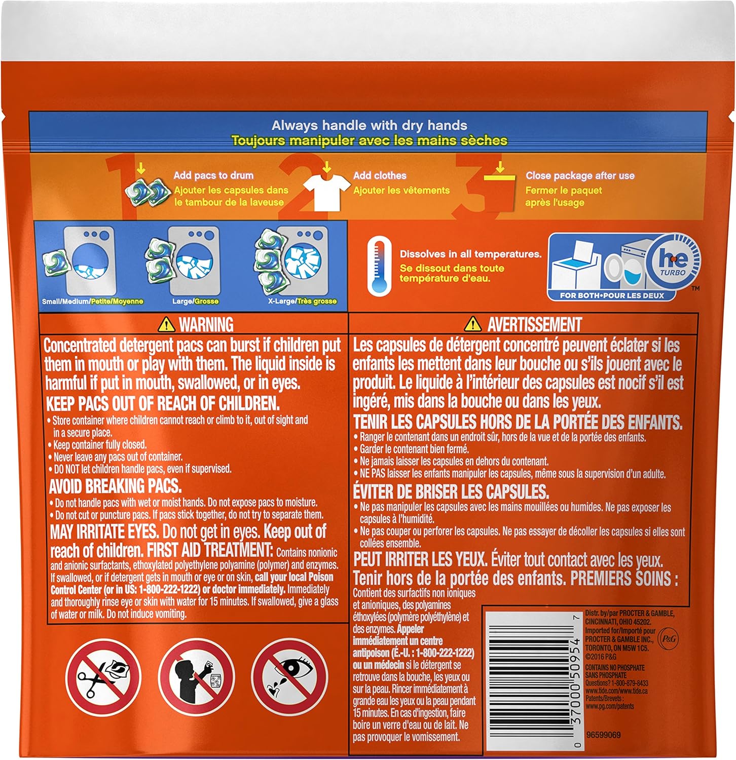 Tide PODS Liquid Laundry Detergent Soap Pacs, Powerful 3-in-1 Clean in One Step, He Compatible, Spring Meadow Scent, 76 Count