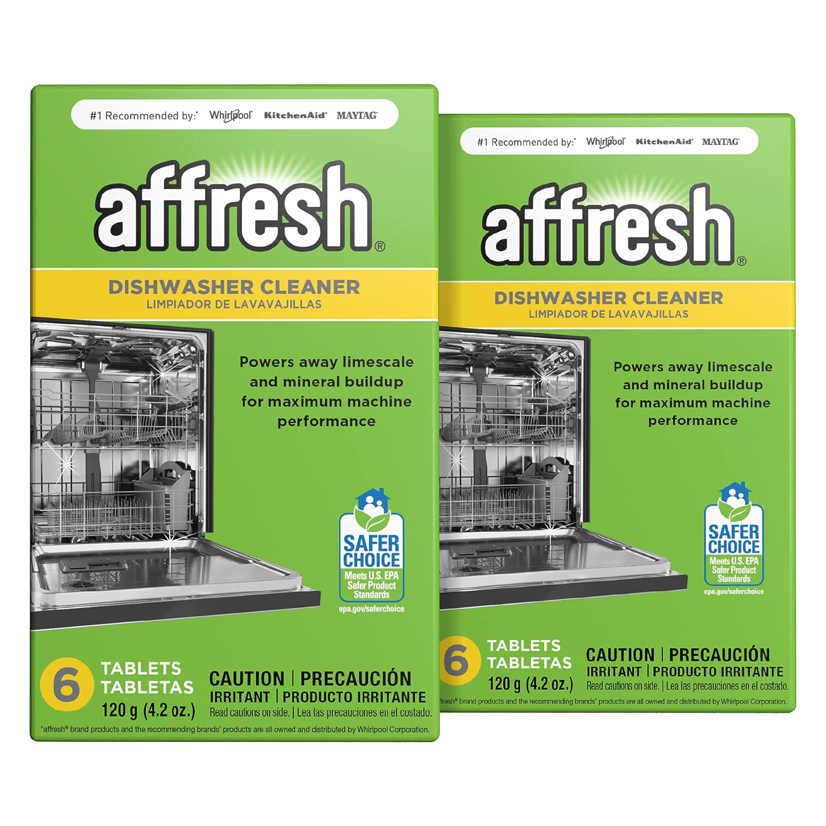 Affresh Garbage Disposal Cleaner, Removes Odor-Causing Residues, 9 Tablets [3 Pack] & Dishwasher Cleaner, Helps Remove Limescale and Odor-Causing Residue, 12 Tablets (2 Pack)