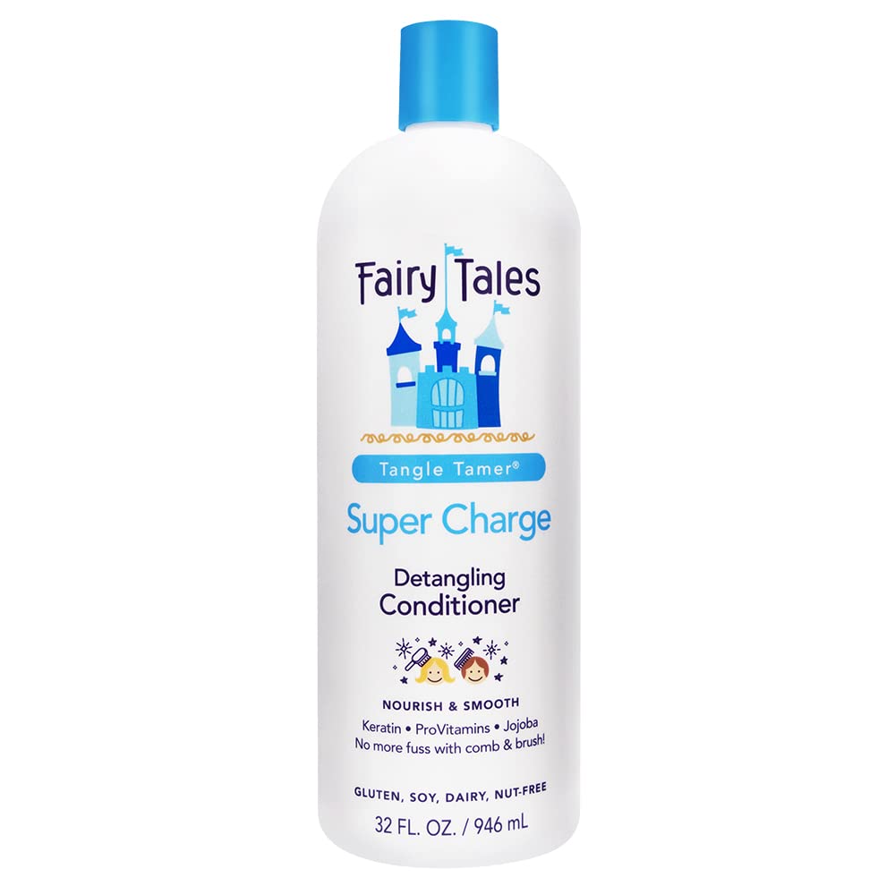 Fairy Tales Tangle Tamer Detangling Conditioner for Kids - Ultra Moisturizing and Anti Frizz Protection - Paraben Free, Sulfate Free - 12 Oz