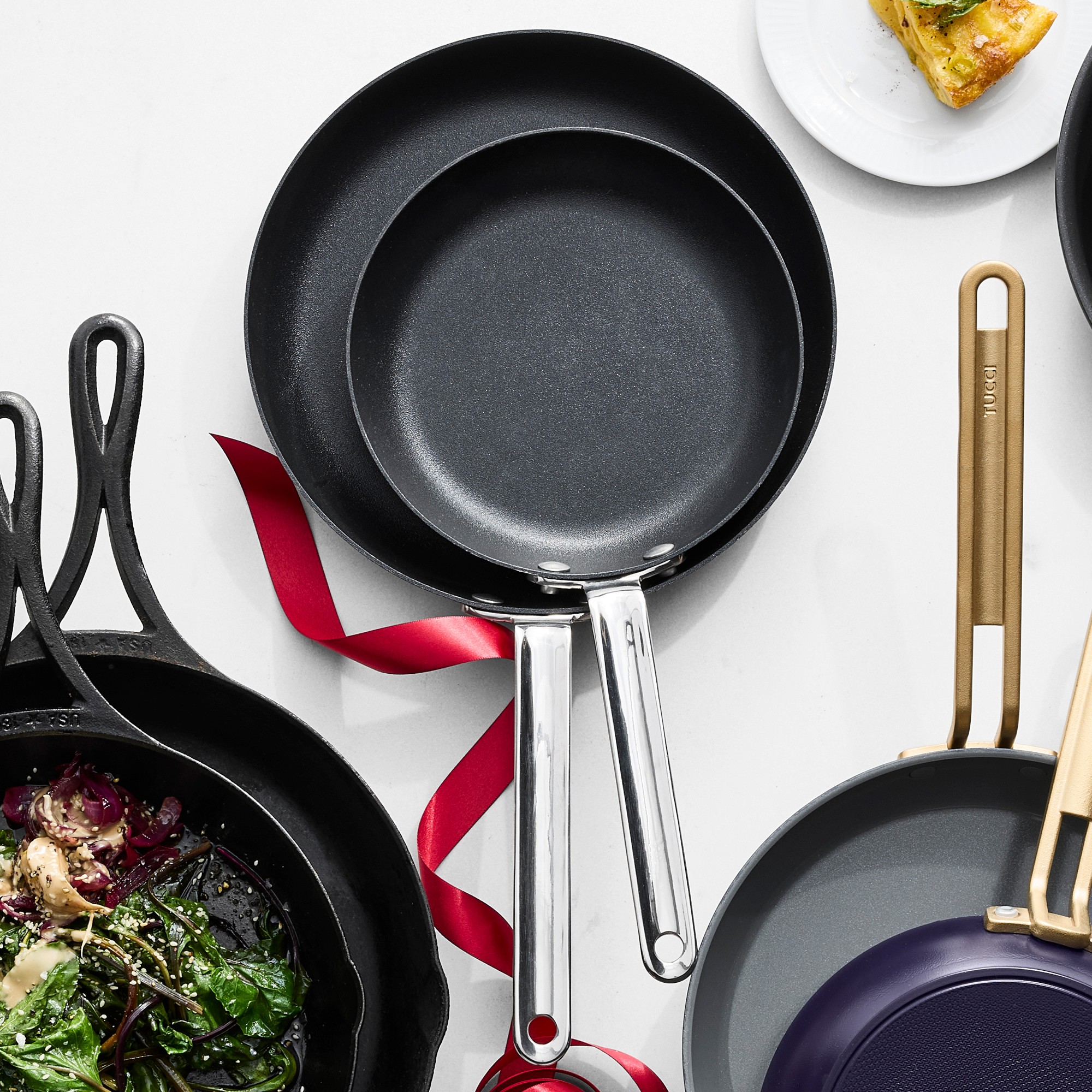 SCANPAN® TSS+ Stainless-Steel Nonstick 2-Piece Fry Pan Set