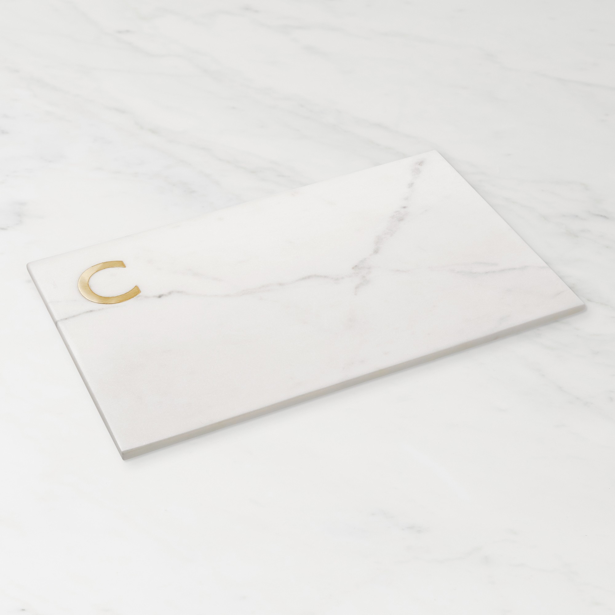 Marble & Brass Monogram Board