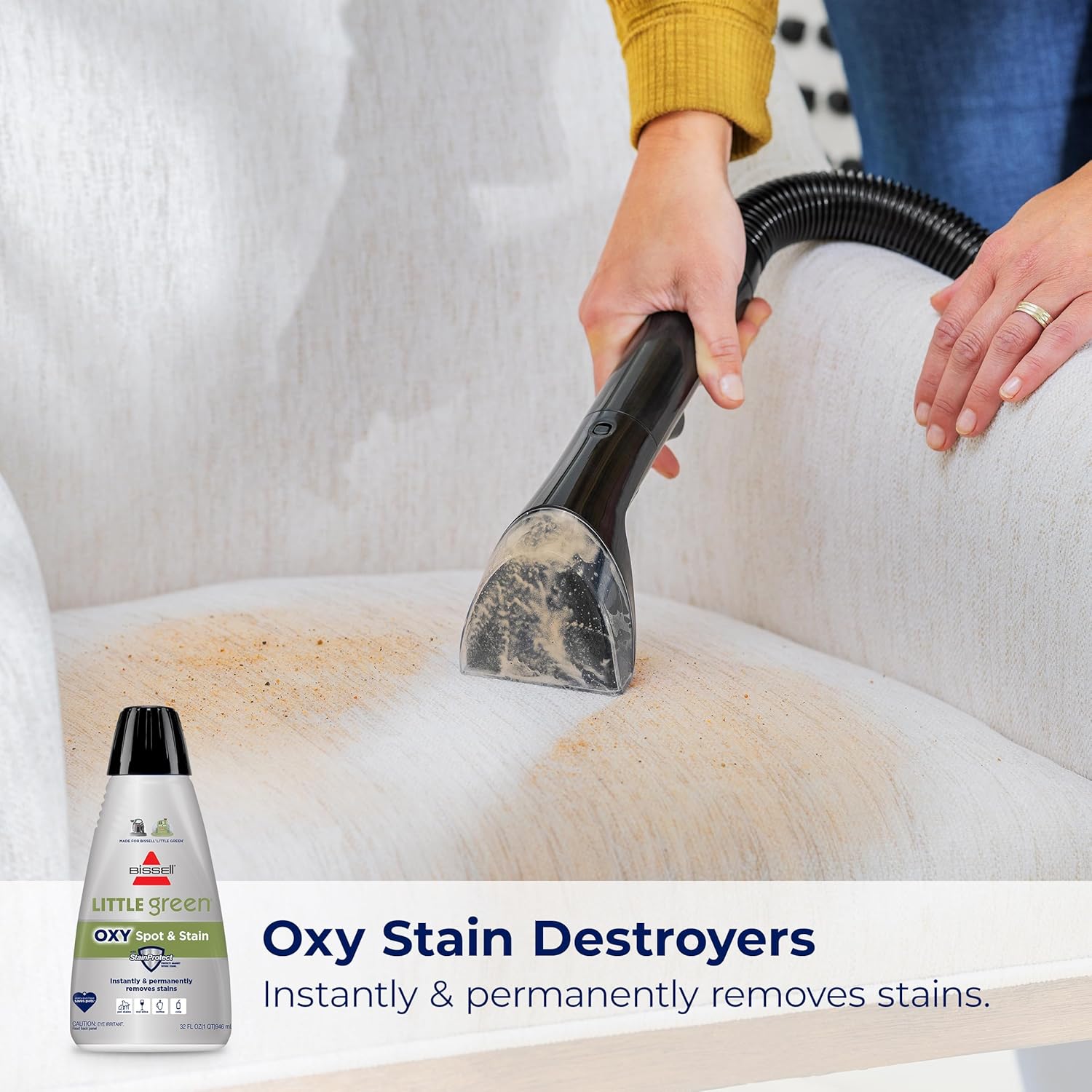 Bissell® PET PRO OXY Spot & Stain Formula for Portable Carpet Cleaners, 32 oz., 2034