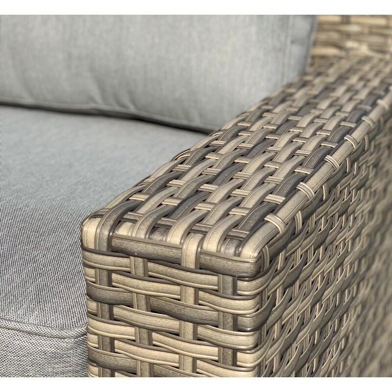 Alhambra Wicker/Rattan 8 - Person Seating Group with Cushions