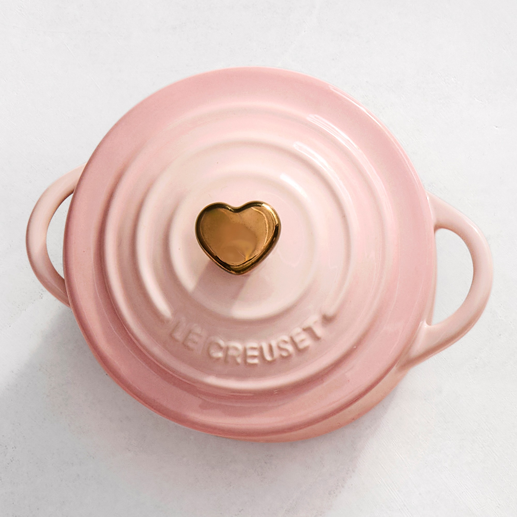 Le Creuset Mini Cocotte with Heart Knob, 8-Oz.