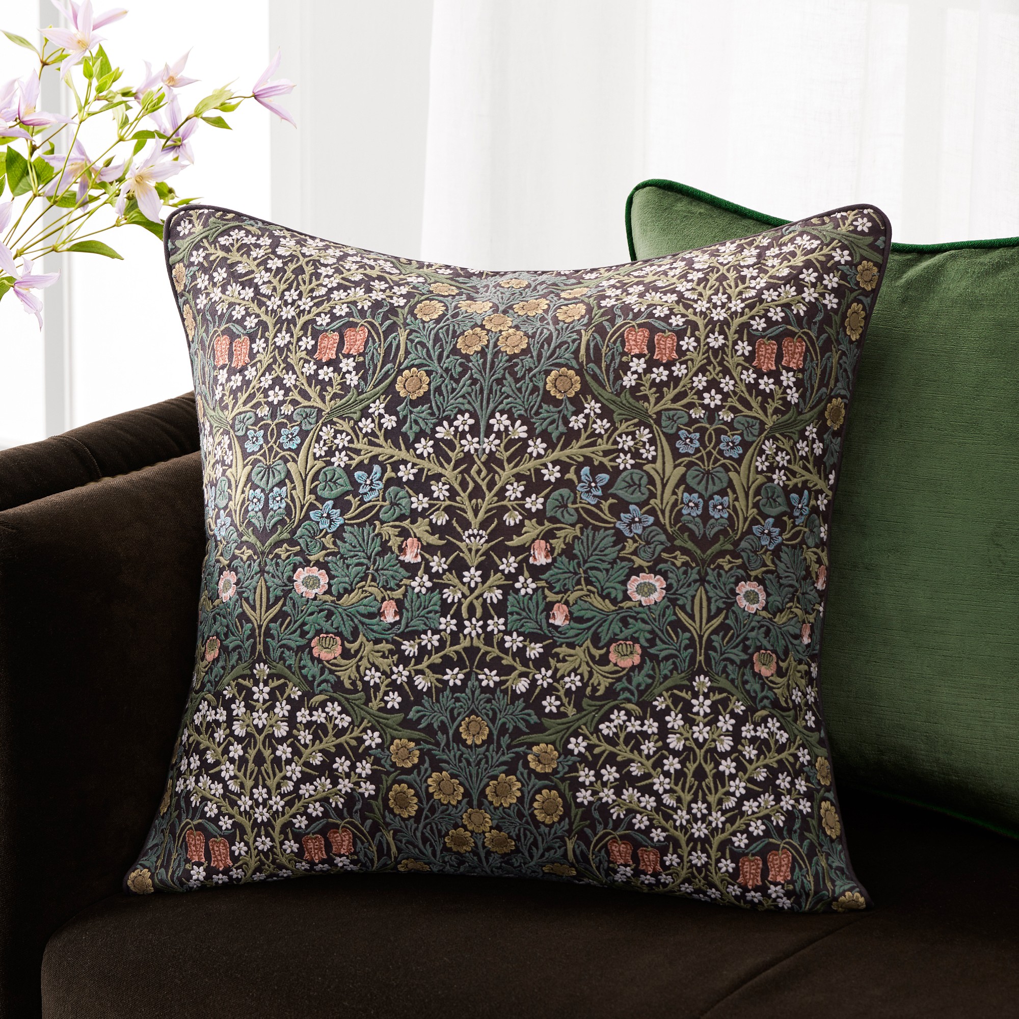 Morris & Co. x Williams Sonoma Home Blackthorn Pillow Cover