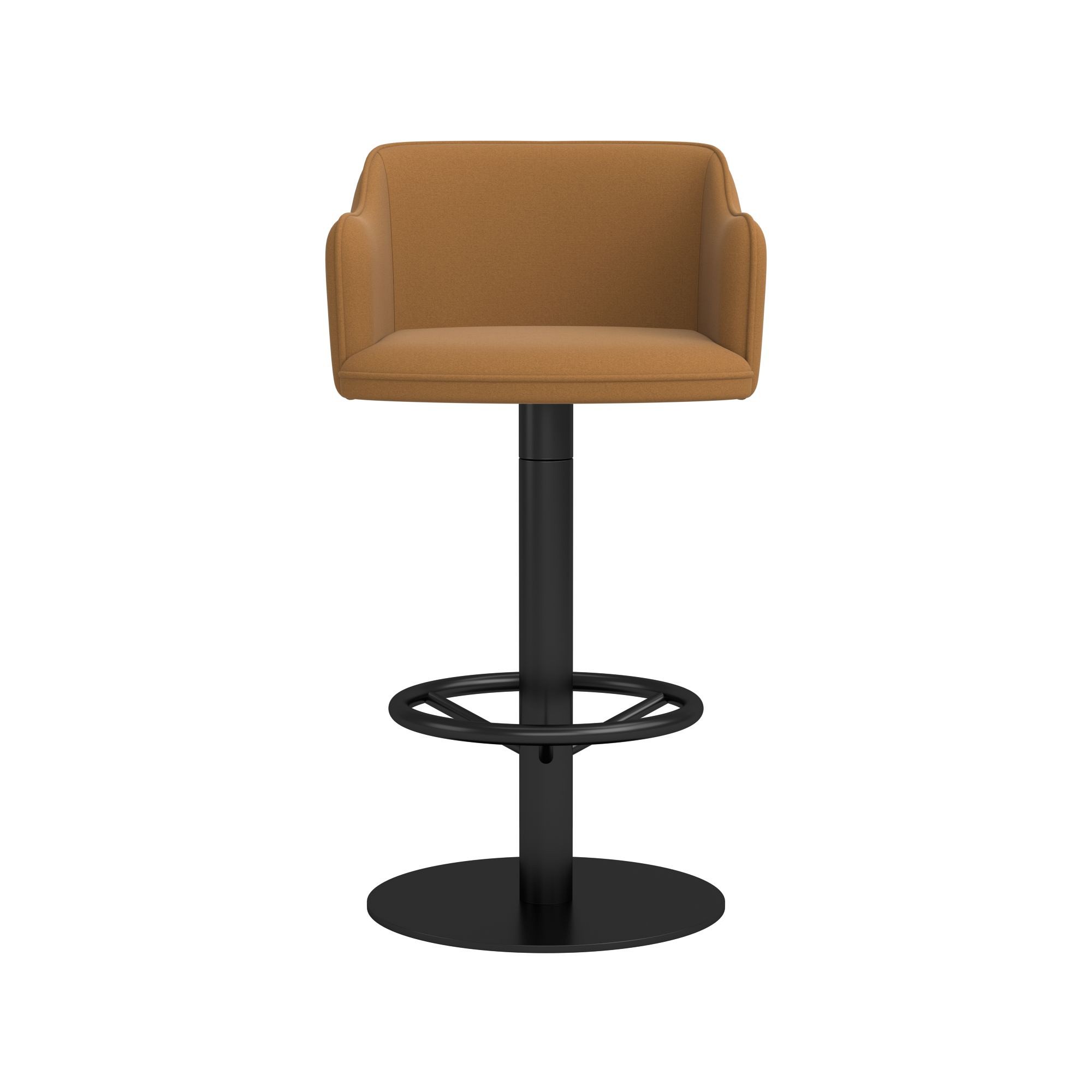 Harding Upholstered Pedestal Counter  & Bar Stool
