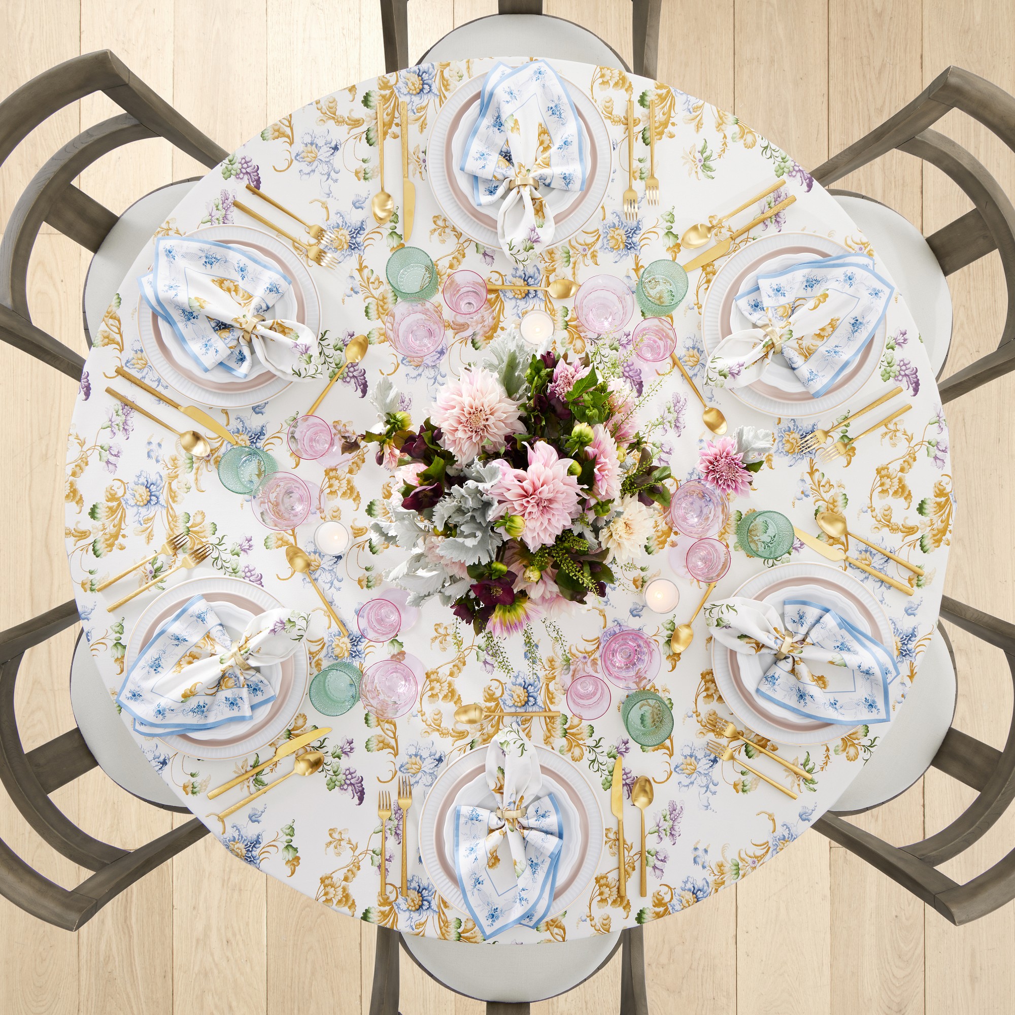 Bridgerton x Williams Sonoma Round Tablecloth