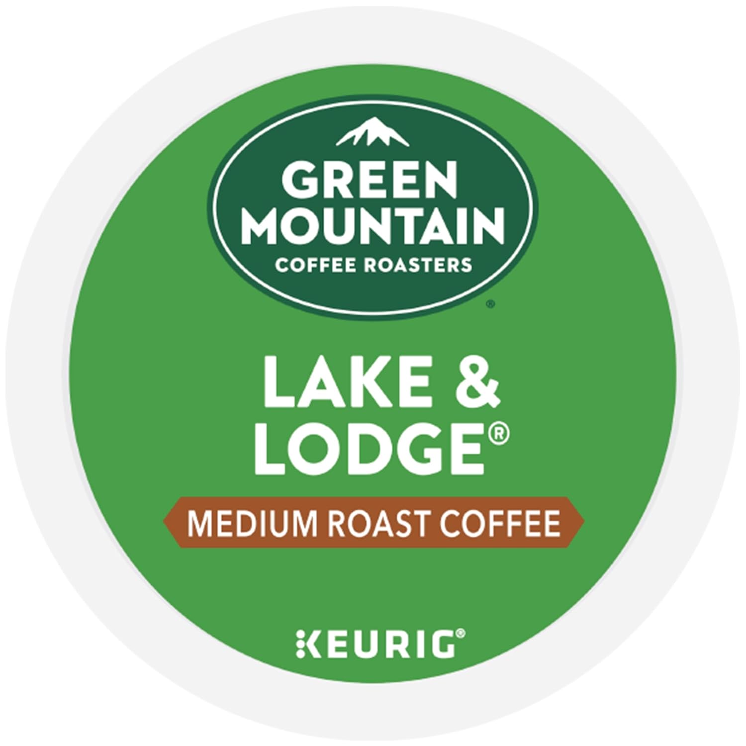 Green Mountain Coffee Roasters Half Caff Keurig Single-Serve K-Cup pods, Medium Roast Coffee, 72 Count (6 Packs of 12)