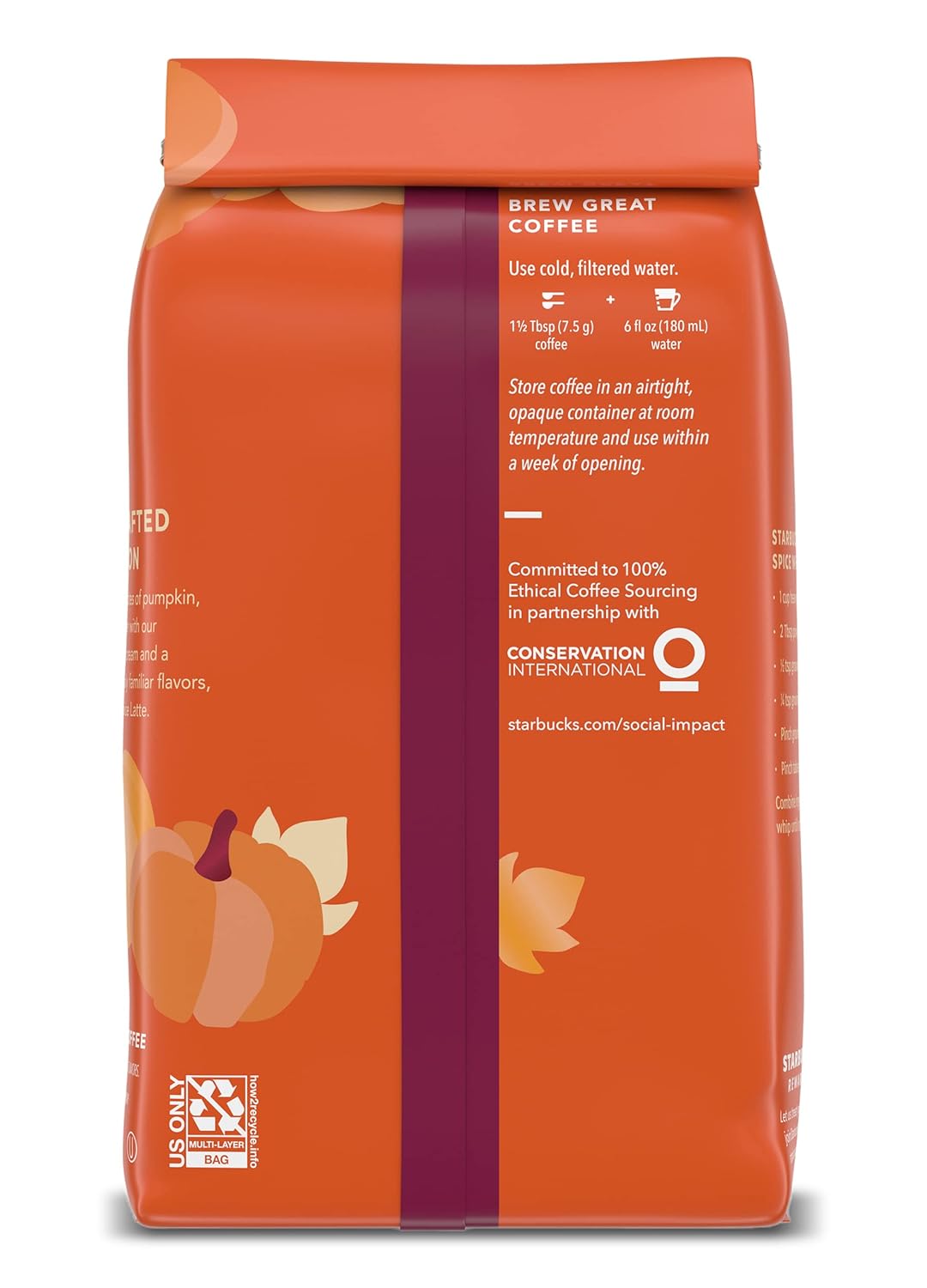 Starbucks Ground Coffee, Medium Roast Coffee, Pike Place Roast, 100% Arabica, 1 Bag (28 Oz)