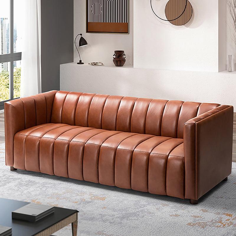 Rowan Genuine Leather Vinyl Office Sofa -83