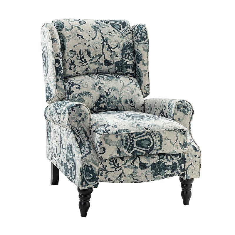 Erdeni Upholstered Manual Wingback Recliner Chair