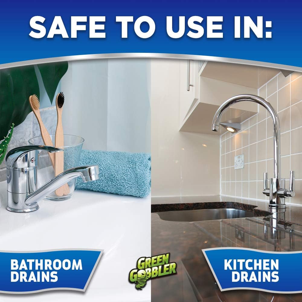 Green Gobbler Drai FLI Fruit Goodbye Gel Treatment | Drain Fly Killer, Assorted