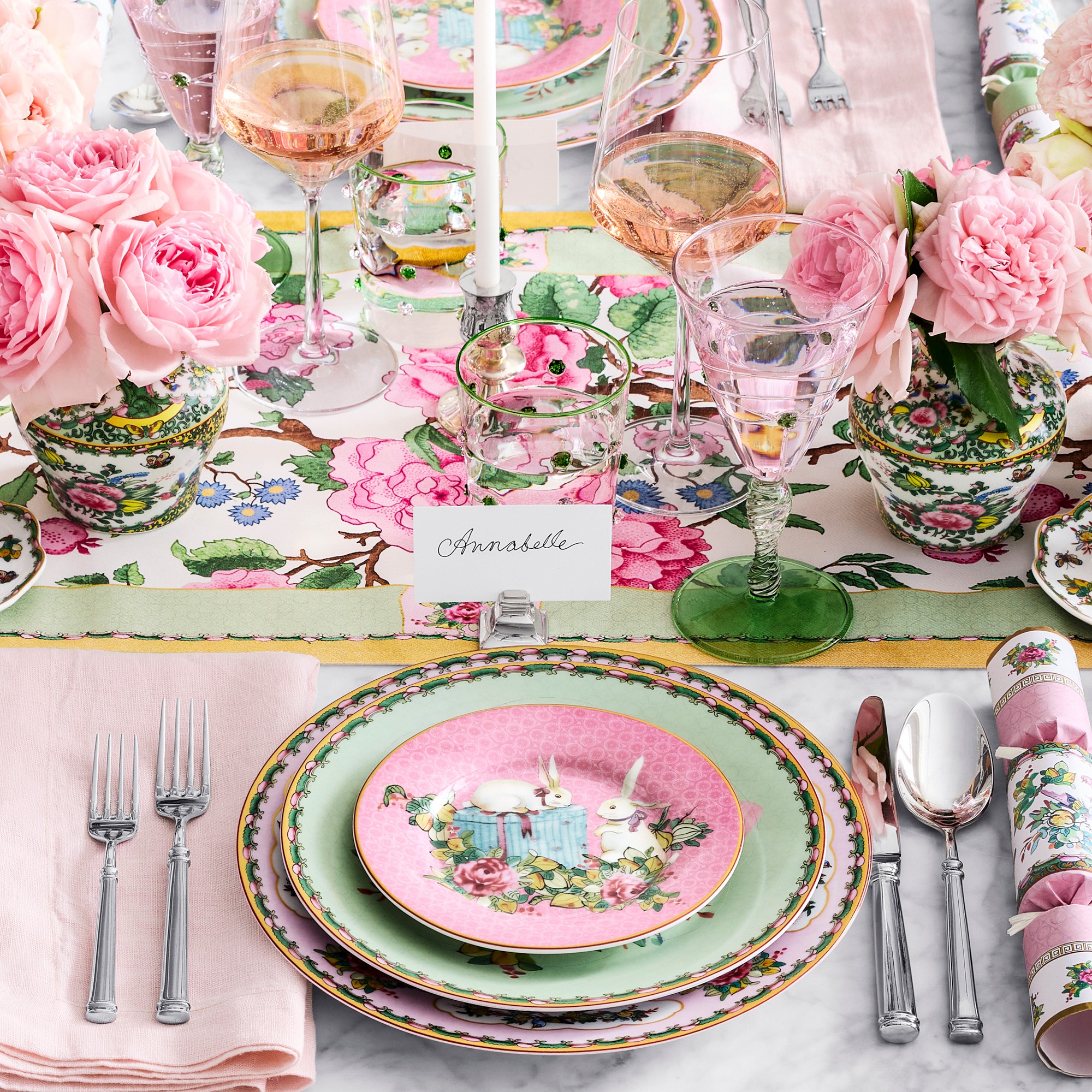 Famille Rose Crackers, Set of 12