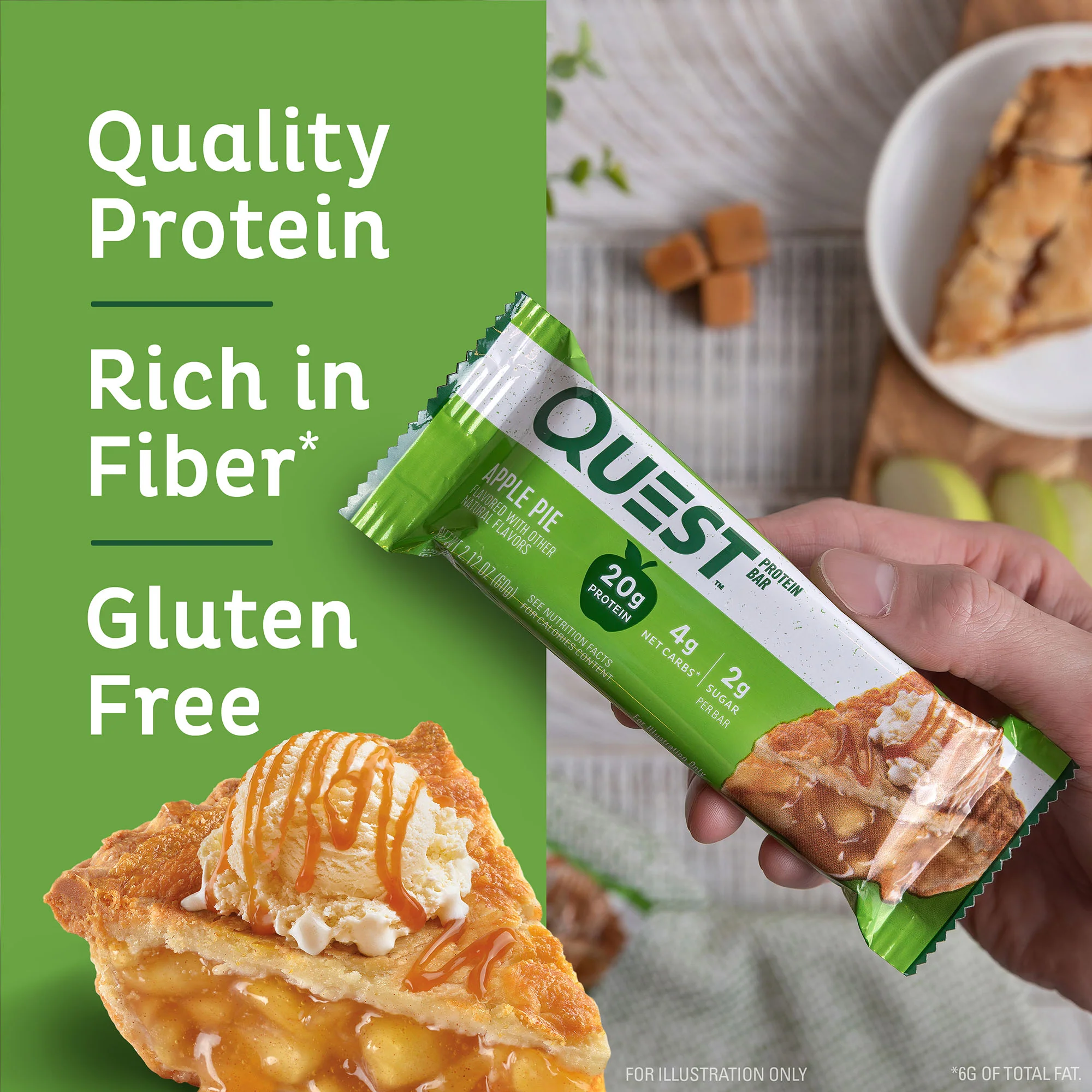 Apple Pie Protein Bars