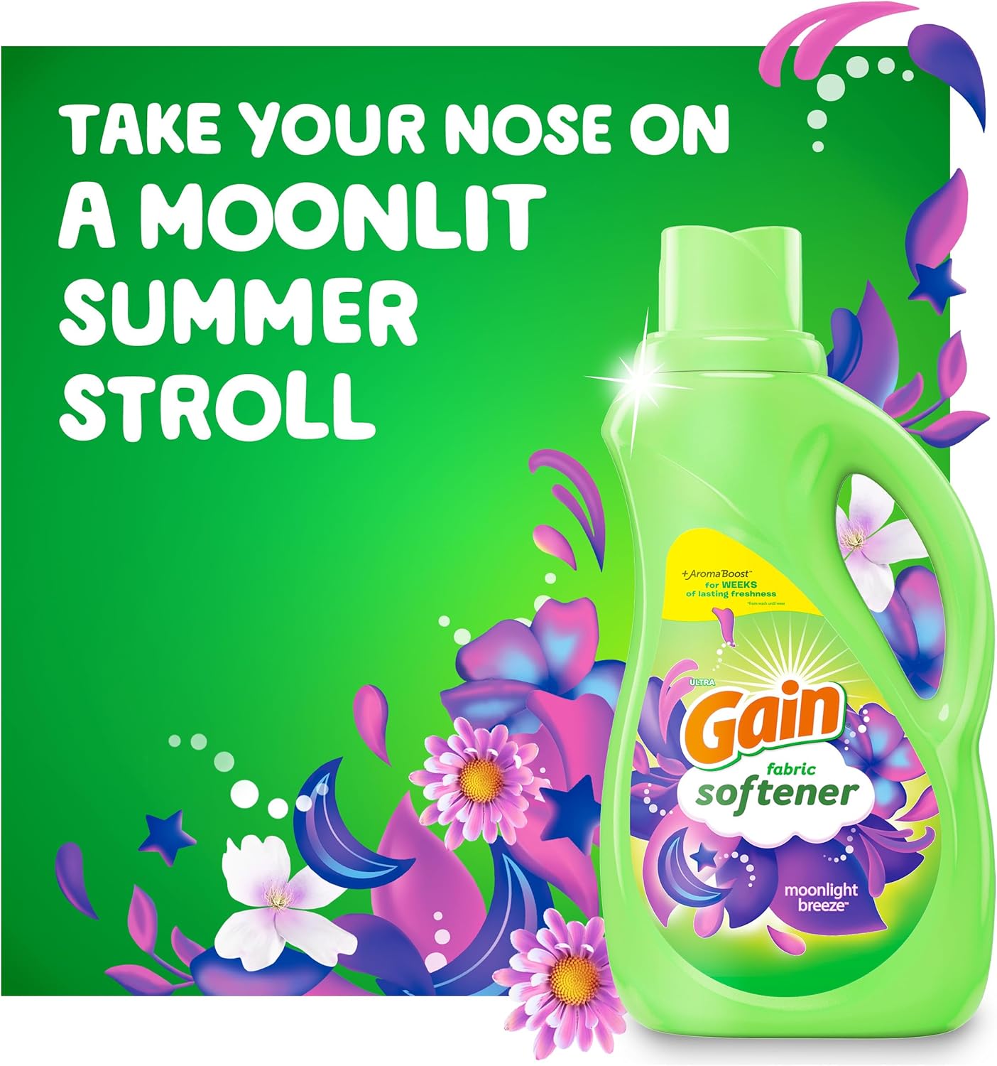 Gain Fabric Softener, Spring Daydream, 140 fl oz, 190 Loads