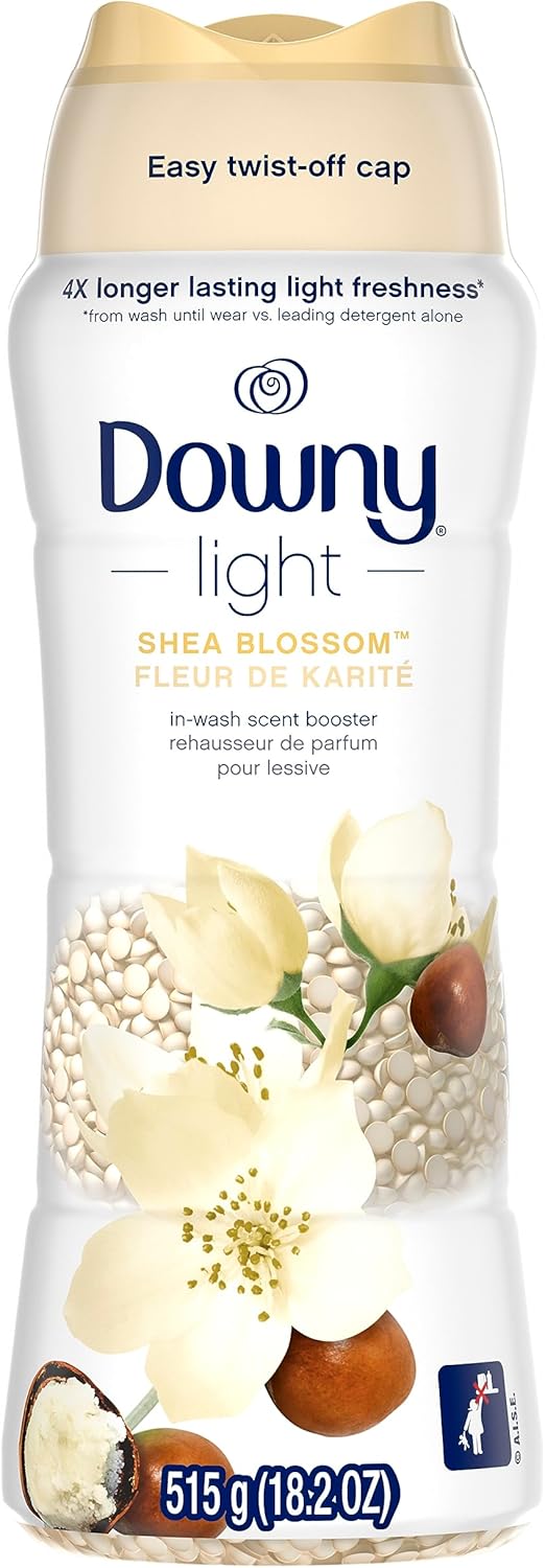 Downy Light In Wash Scent Booster Beads, Ocean Mist Scent, 24 oz, Downy Scent Booster Beads, Laundry Beads, No Heavy Perfumes