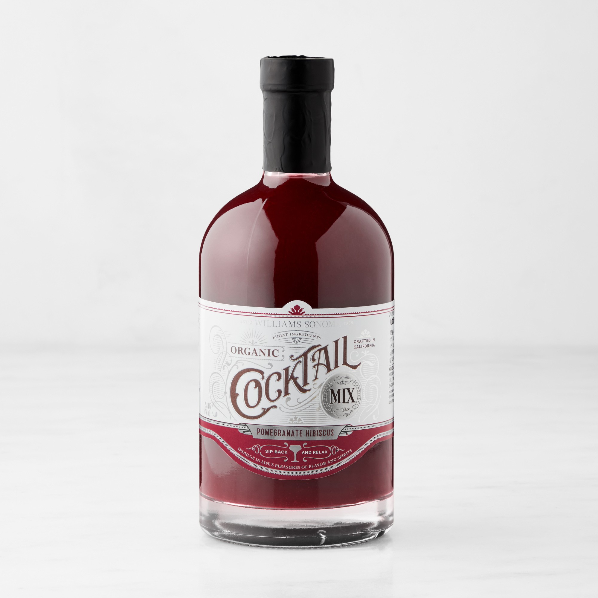 Williams Sonoma Signature Cocktail Mix, Pomegranate Hibiscus