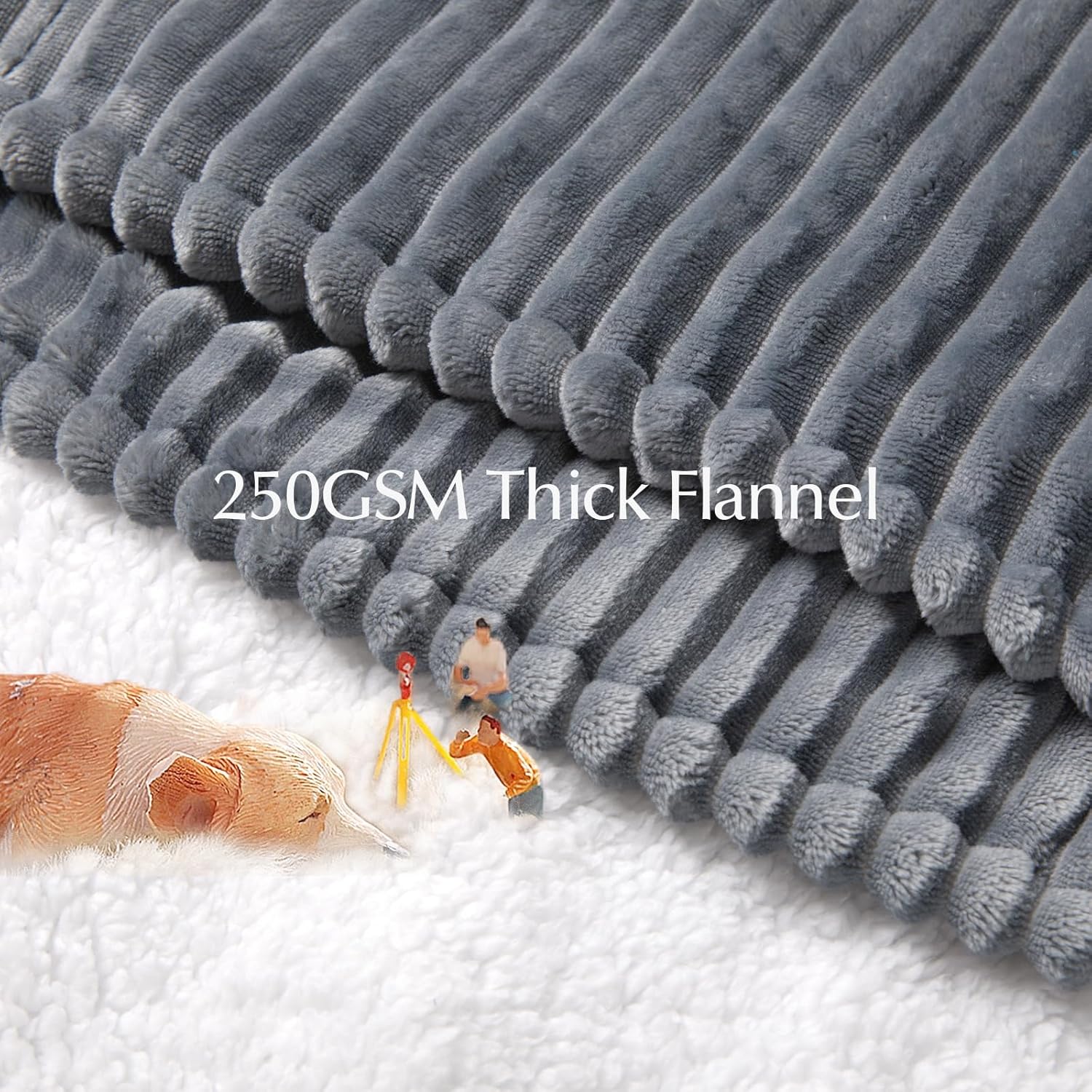 Heated Blanket Throw Size, Soft and Cozy Electric Heating Blanket for Bed, Automatic Safety System 6 Heating Levels & 4 Hours Auto-Off, 50