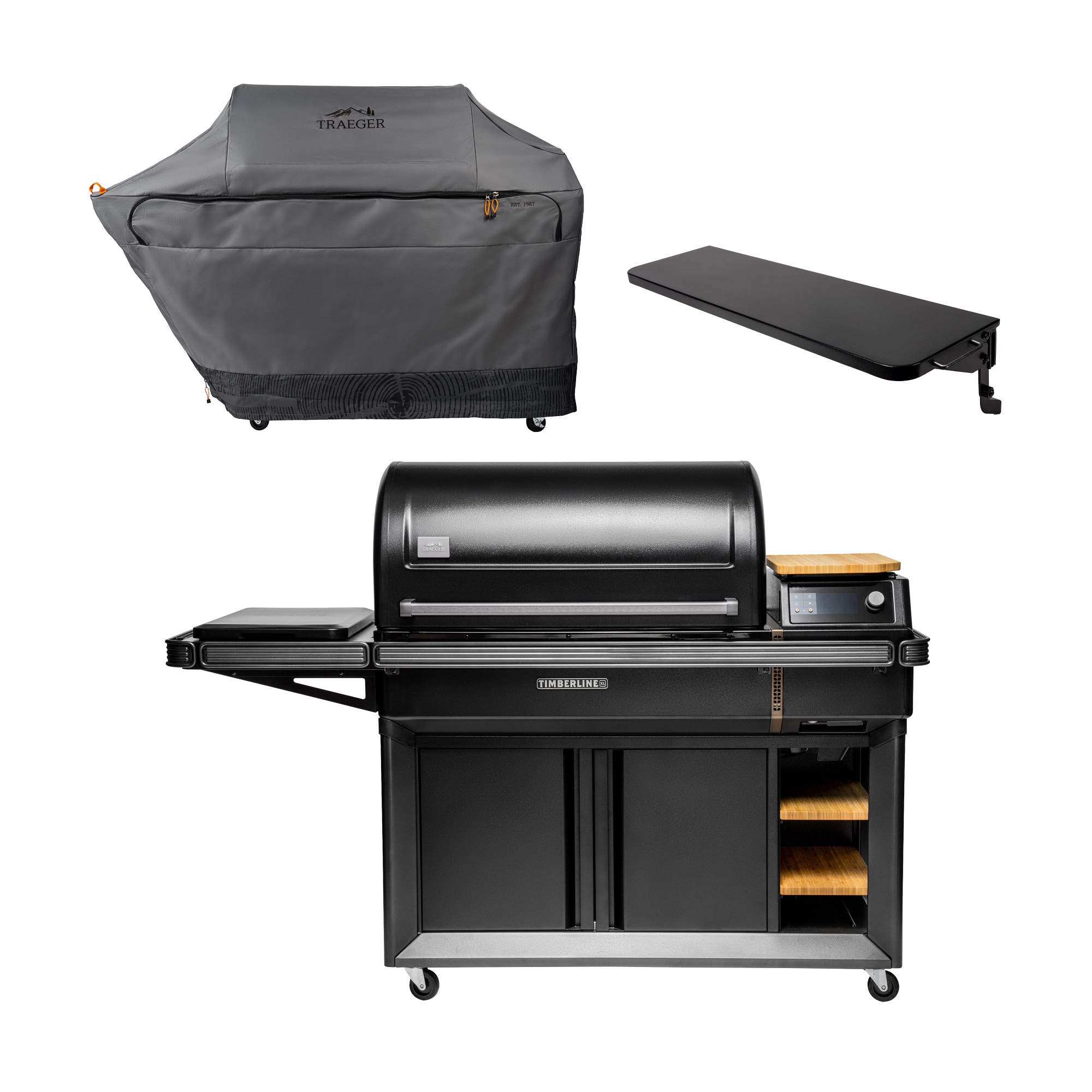 Traeger Timberline XL + Shelf + Cover Bundle