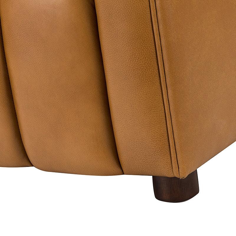 Rowan Genuine Leather Vinyl Office Sofa -83