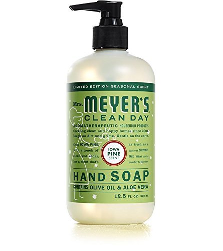 MRS. MEYER'S CLEAN DAY Hand Soap, Made with Essential Oils, Biodegradable Formula, Honeysuckle, 12.5 fl. oz - Pack of 3