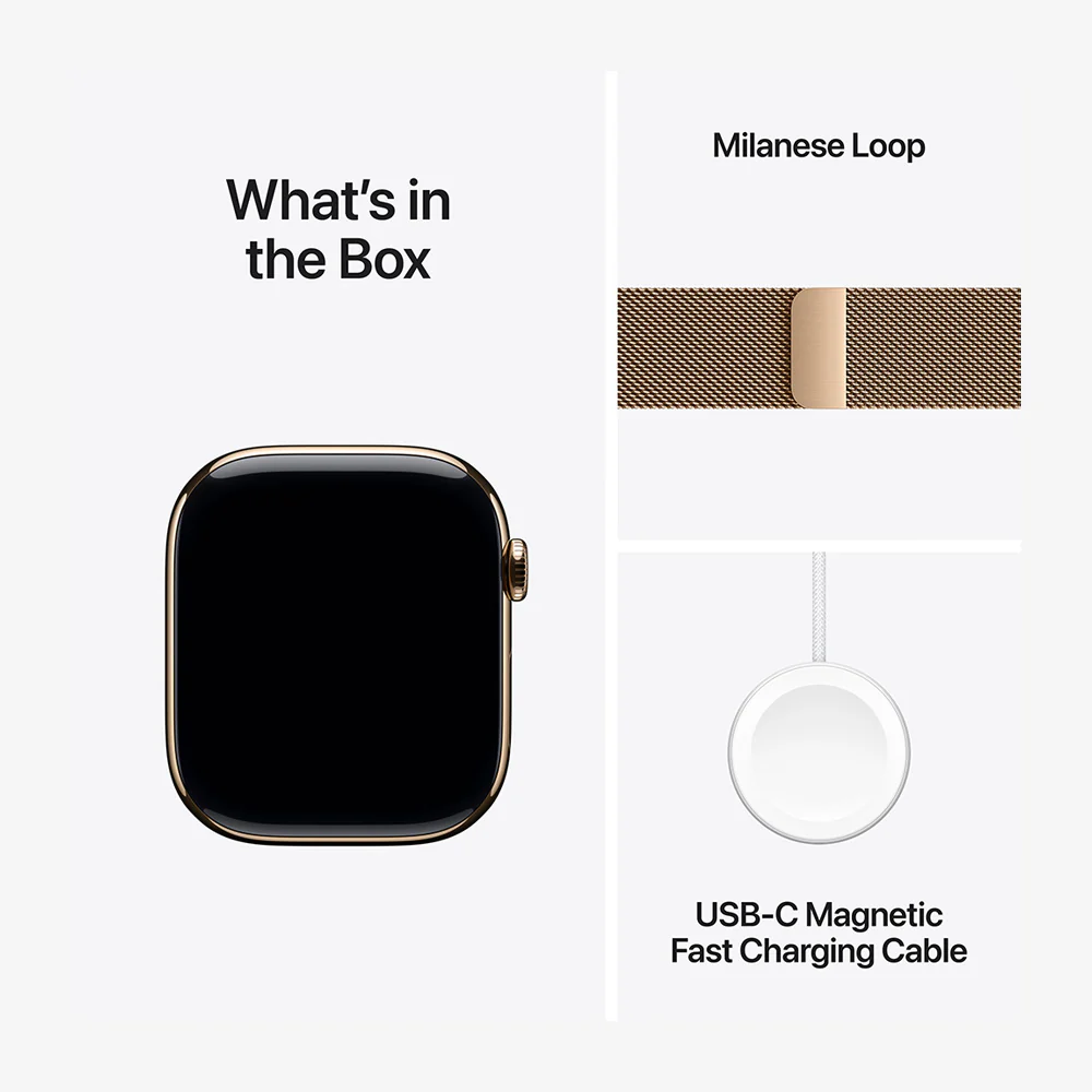 Watch Series 10 GPS + Cellular Titanium Case Milanese Loop